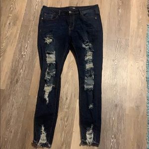 Fashion Nova Dark Wash Jeans